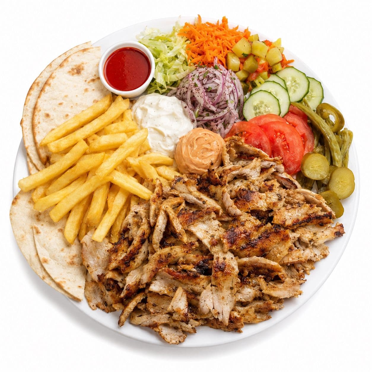 Plat Shawarma